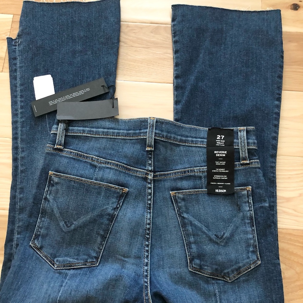 NWT❗️Hudson High Rise Holly Crop Flare Jeans - Picture 5 of 11